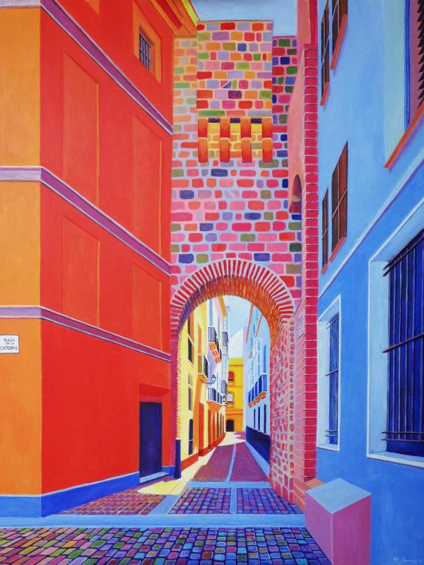 Cai (Cádiz). Year 2017. Acrylic on panel- 100 x 75 cm-39,4¨x 29,5¨