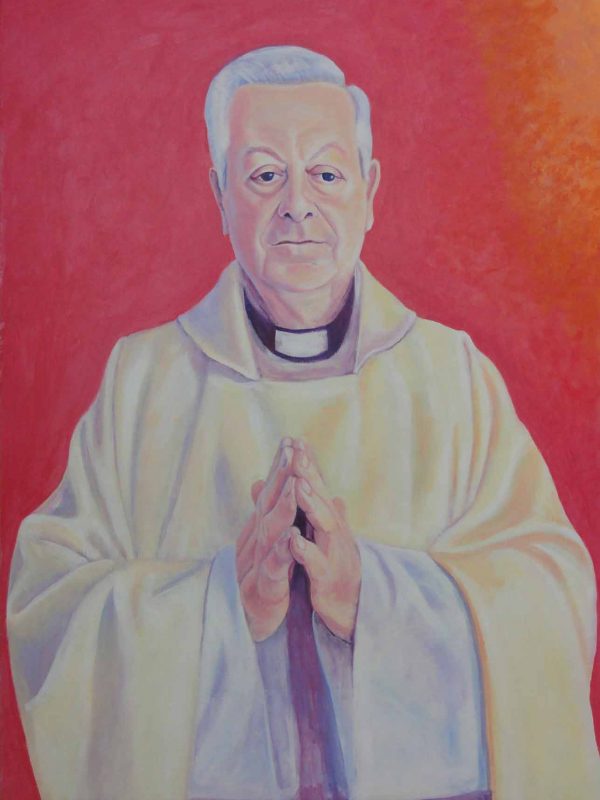 Padre Fernando. Year 2016. Acrylic on panel. 70 x 50 cm 27,5¨x 19,7¨